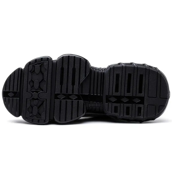 Breathable Safety Work Shoes - Steel Toe, Puncture Resistant, Non-Slip Durable Athletic Shoes for Industrial and Casual Wear, Black and Grey with Reflective Stripes (Can Be Worn by Both Men and Women)%022101 (Copy) - Image 15