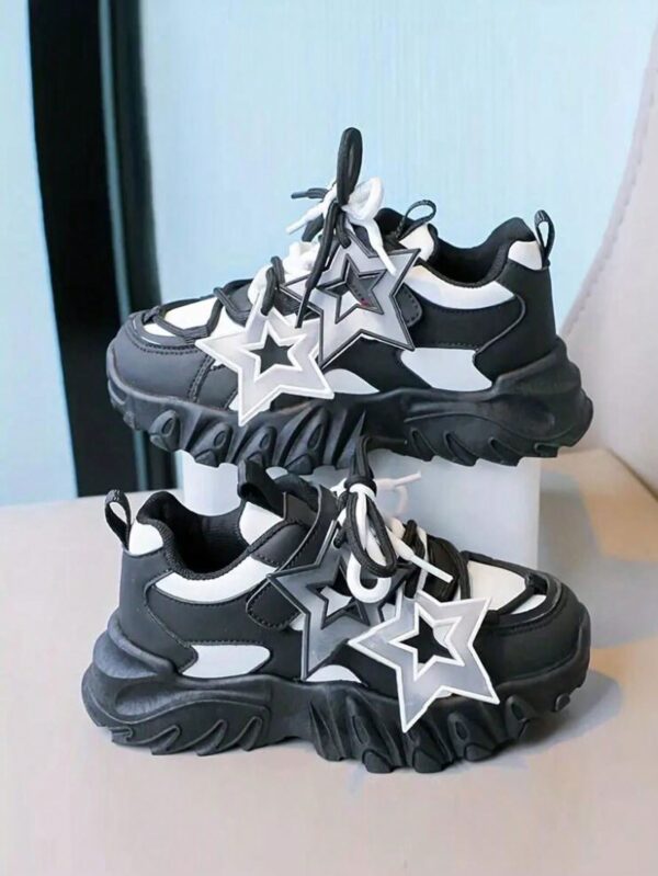 Cute men and women in the fashion star pattern low -level sports shoes, durable and super slippery, all seasons(Not adult size shoes)%010305 - Image 10
