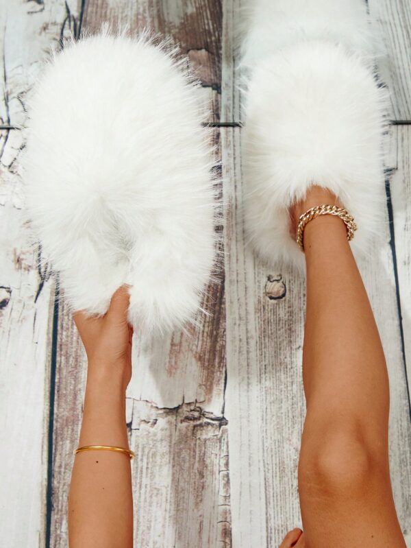 Women Slippers, Plush Lined Indoor Anti-Slip House Slippers For Warm And Quiet Life, Plus Size, Fluffy Slides For Outdoor Fashion%010402 - Image 2