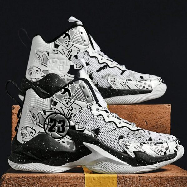 Professional Breathable High-Top  Sneakers With Non-Slip & Shock Absorption For Real Summer Sports Action.%010601