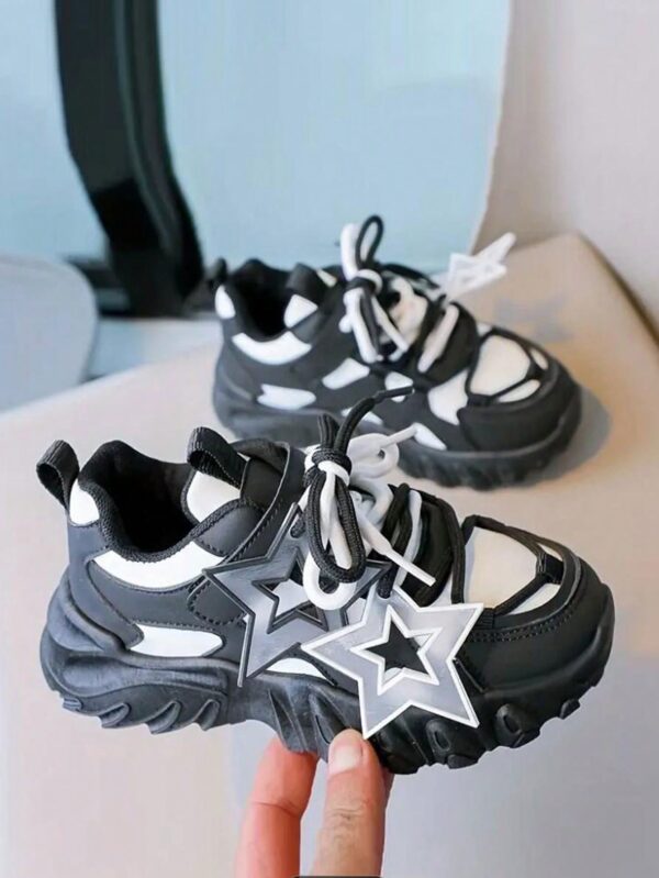 Cute men and women in the fashion star pattern low -level sports shoes, durable and super slippery, all seasons(Not adult size shoes)%010305 - Image 8