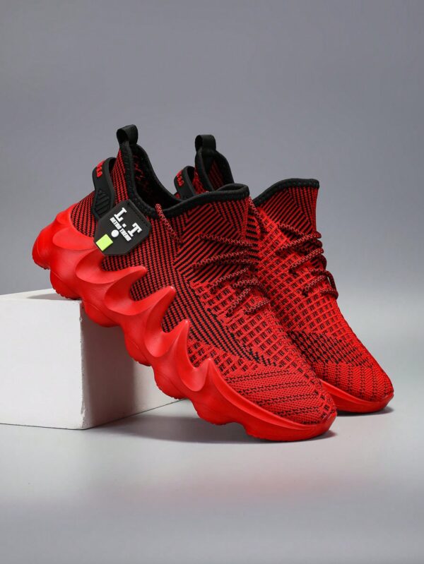 Men's Ultra-Light Flame Shoes Thick-Soled Sports Outdoor Casual Shoes Personalized Four-Season Shoes%010312 - Image 9