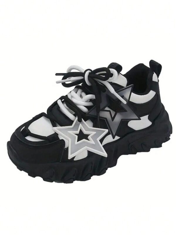 Cute men and women in the fashion star pattern low -level sports shoes, durable and super slippery, all seasons(Not adult size shoes)%010305 - Image 6