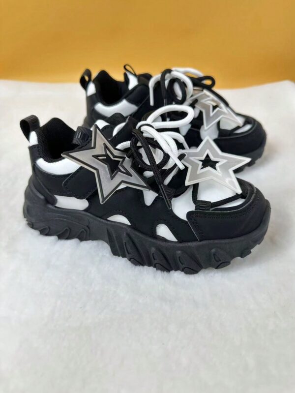 Cute men and women in the fashion star pattern low -level sports shoes, durable and super slippery, all seasons(Not adult size shoes)%010305 - Image 5