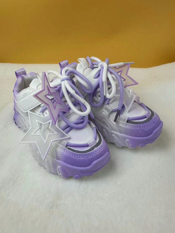 Cute men and women in the fashion star pattern low -level sports shoes, durable and super slippery, all seasons(Not adult size shoes)%010305 - Image 11