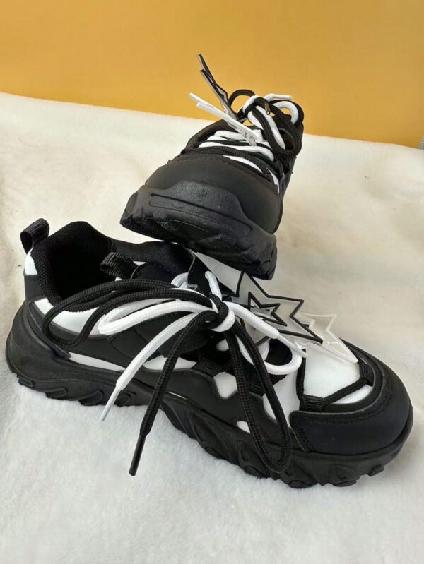 Cute men and women in the fashion star pattern low -level sports shoes, durable and super slippery, all seasons(Not adult size shoes)%010305 - Image 2