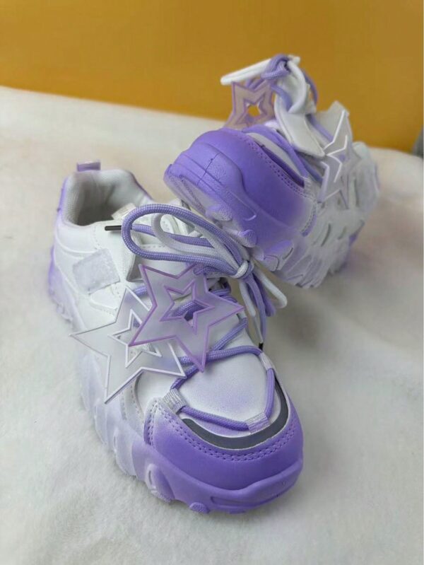 Cute men and women in the fashion star pattern low -level sports shoes, durable and super slippery, all seasons(Not adult size shoes)%010305 - Image 12